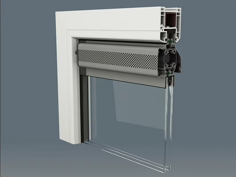 Ventana de PVC con sistema de ventilación pasiva integrado